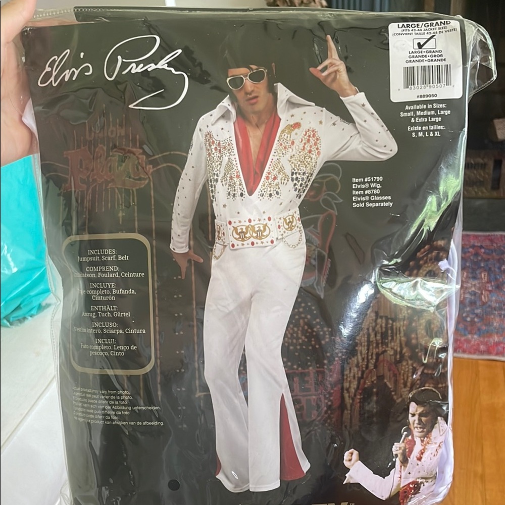 Elvis Presley White Jumpsuit Costume